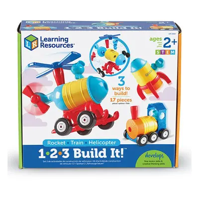 Jármű építő készlet bölcsiseknek (1-2-3 Helicopter) - Learning Resources