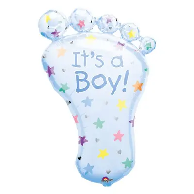 Baby Boy Foot fólia lufi 82 cm