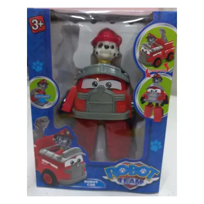 Transformers robot Marshall kutya dobozban - Robot Car - Paw Patrol - Mancs Őrjárat - ÚJ