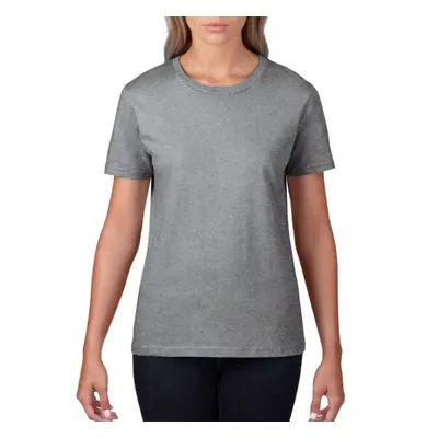 Női XL-es Fashion Basic Tee 150 melírozott grafit póló - Anvil - ÚJ