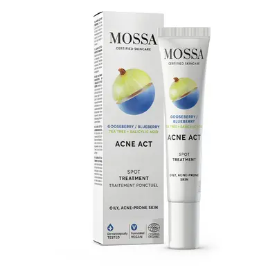 MOSSA Acne ACT pattanáskezelő fluid (15ml)