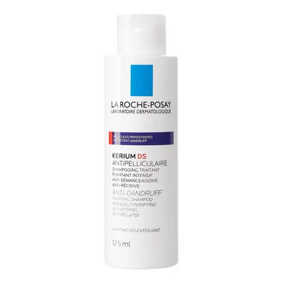 LA ROCHE-POSAY Kerium DS intenzív mikro-hámlasztó sampon-kúra korpásodás ellen (125ml)