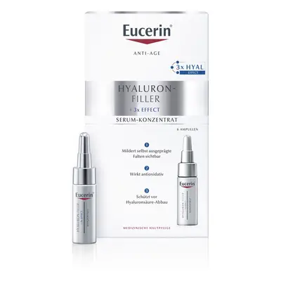 EUCERIN Hyaluron-Filler + 3x effect ráncfeltöltő szérum (6x5ml)