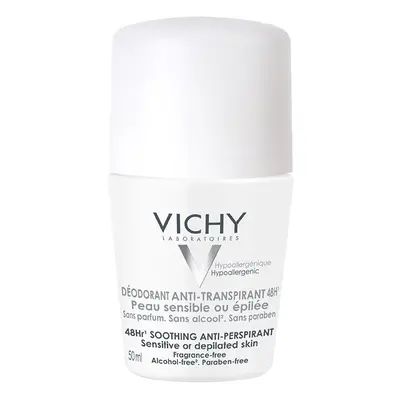 VICHY Izzadságszabályozó golyós dezodor érzékeny, epilált bőrre (50ml)