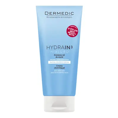 DERMEDIC Hydrain³ Krémes arctisztító gél (200ml)