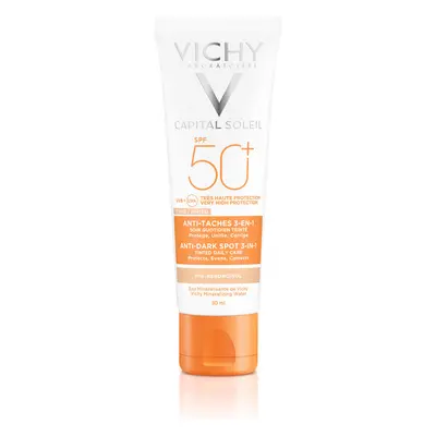 VICHY Capital Soleil Színezett 3in1 napvédő krém barna foltok ellen SPF50+ (50ml)