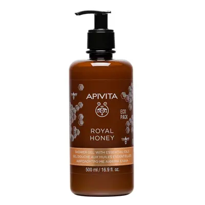 APIVITA Tusfürdő száraz bőrre royal honey ECO Pack (500ml)