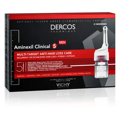 VICHY Dercos Aminexil Clinical 5 hajhullás elleni ampulla férfiaknak (21x6ml)