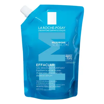 LA ROCHE-POSAY Effaclar habzó arctisztító gél öko utántöltő (400ml)