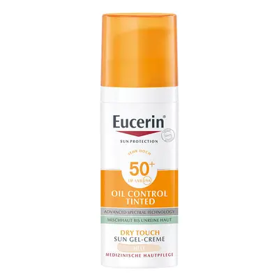 EUCERIN Sun Oil Control színezett napozó krém-gél arcra SPF50+ light (50ml)