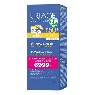 URIAGE Baba Mineral krém SPF50+ vonzó áron (50ml)