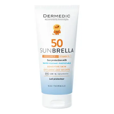 DERMEDIC Sunbrella Baby napfényvédő tej gyermekeknek és babáknak SPF50 (100ml)