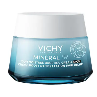 VICHY Mineral 89 100H hidratáló gazdag krém illatmentes (50ml)