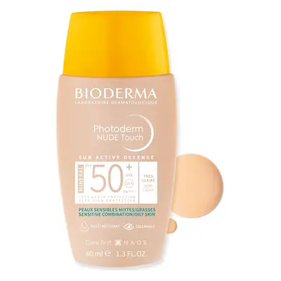 BIODERMA Photoderm NUDE Touch MINERAL SPF50+ very light (nagyon világos) (40ml)