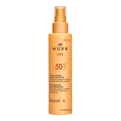 NUXE Sun naptej spray arcra és testre SPF50 (150ml)