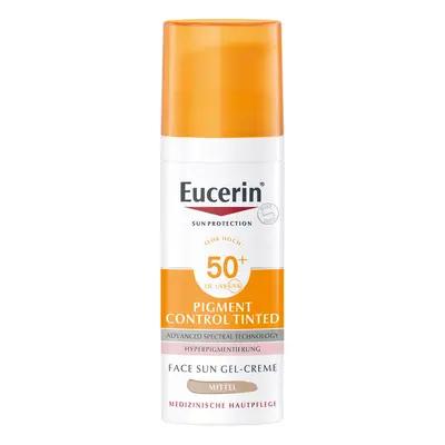 EUCERIN Sun Pigment Control színezett napozókrém arcra FF50+ medium (50ml)