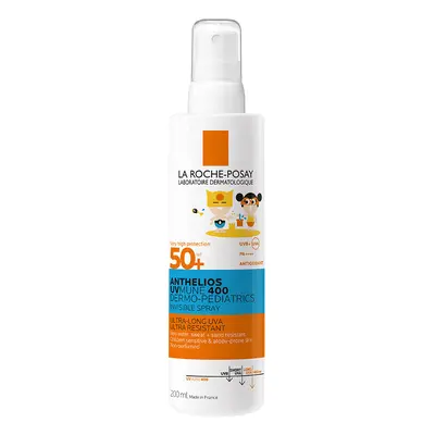 LA ROCHE-POSAY Anthelios UVMUNE400 Dermo-Pediatrics napvédő spray SPF50+ gyerek (200ml)