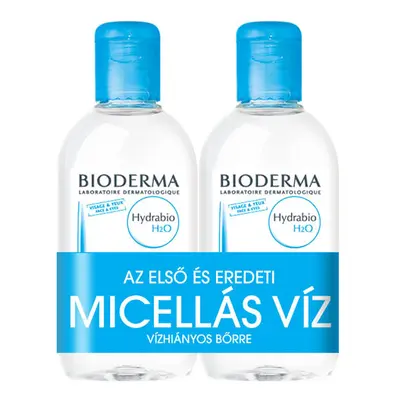 BIODERMA Hydrabio H2O micellás arc- és sminklemosó oldat duopack (250ml+250ml)