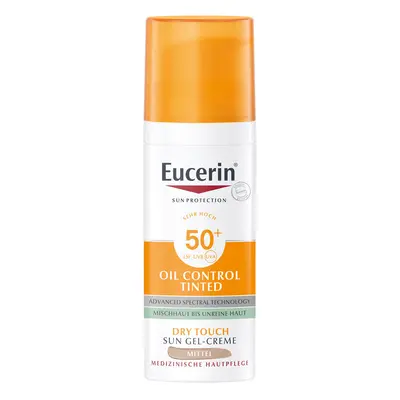 EUCERIN Sun Oil Control színezett napozó krém-gél arcra SPF50+ medium (50ml)