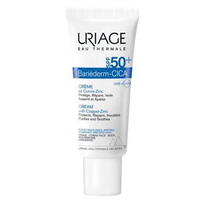 URIAGE Bariéderm Cica Cu - Zn sebkezelő krém SPF50+ (40ml)