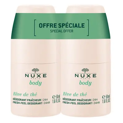 NUXE Reve de Thé deo roll-on duopack (50ml+50ml)