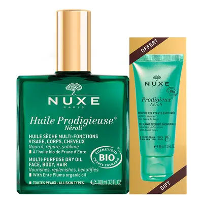 NUXE Huile Prodigieuse Neroli többfunkciós szárazolaj+tusfürdő (100ml+30ml)