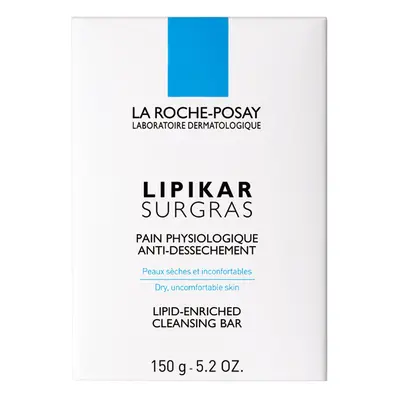 LA ROCHE-POSAY Lipikar Surgras lipidben gazdag tisztító szappan (150g)