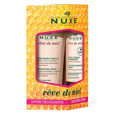 NUXE Reve de Miel kézkrém+ajakápoló stift limitált 30ml+4g