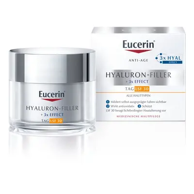 EUCERIN Hyaluron-Filler +3x effect ráncfeltöltő nappali arckrém SPF30 (50ml)