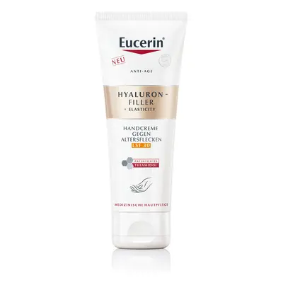 EUCERIN Hyaluron-Filler + Elasticity pigmentfolt halványító és bőrfiatalító kézkrém FF30 (75ml)