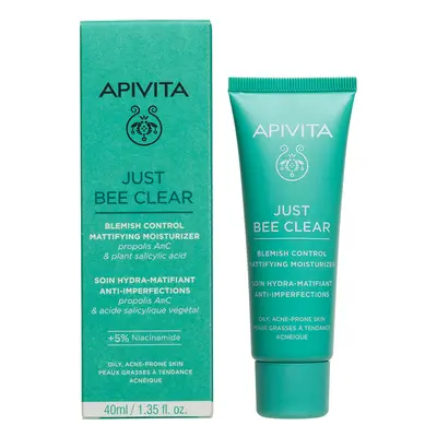 APIVITA JUST BEE CLEAR krém bőrhibák ellen pattanásokra hajlamos bőrre (40ml)