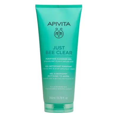 APIVITA JUST BEE CLEAR arctisztító habzó gél zsíros bőrre (200ml)