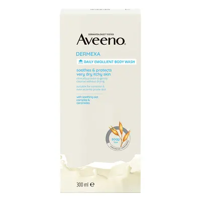 AVEENO Dermexa bőrpuhító illatmentes tusfürdő (300ml)