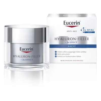 EUCERIN Hyaluron-Filler +3x effect éjszakai arckrém (50ml)