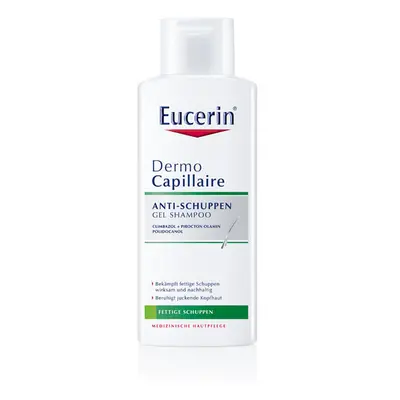 EUCERIN DermoCapillaire korpásodás elleni sampon zsíros korpára (250ml)