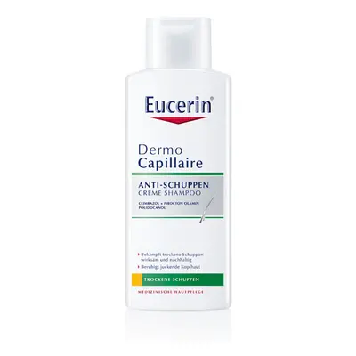 EUCERIN DermoCapillaire korpásodás elleni sampon száraz korpára (250ml)