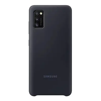 Samsung Galaxy A41 SM-A415F, Szilikon tok, fekete, gyári