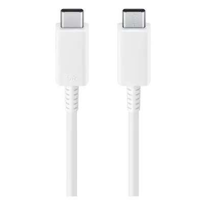 USB Type-C töltő- és adatkábel, USB Type-C, 180 cm, 5000 mA, 100W, gyorstöltés, Samsung, fehér, 