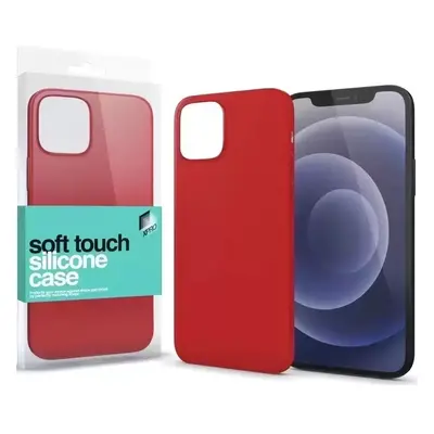 Apple iPhone 14, Szilikon tok, Xprotector Soft Touch, piros