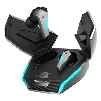 Bluetooth sztereó fülhallgató, v5.0, TWS, töltőtok, érintés vezérlés, zajszűrővel, vízálló, RGB 