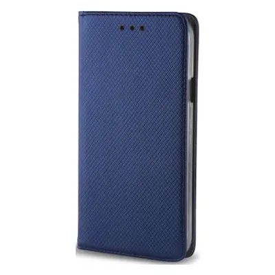 Huawei P Smart (2020), Oldalra nyíló tok, stand, Smart Magnet, sötétkék