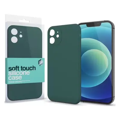 Samsung Galaxy A13 4G SM-A135F / A137F, Szilikon tok, Xprotector Soft Touch Slim, sötétzöld