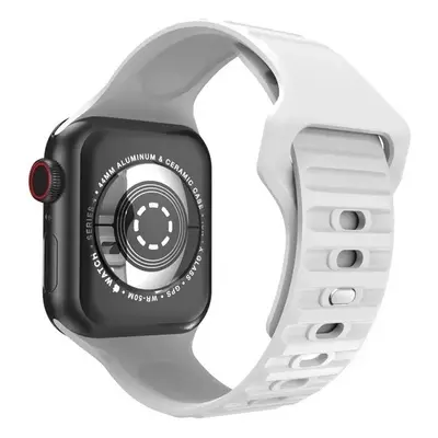 Apple Watch 4-6, SE, SE (2022) (38 / 40 mm) / Watch 7-9 (41 mm), szilikon pótszíj, állítható, sp