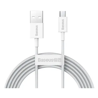 USB töltő- és adatkábel, microUSB, 200 cm, 2000 mA, törésgátlóval, gyorstöltés, Baseus Superior,