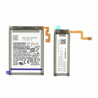 Samsung Galaxy Z Flip 4G SM-F700F, Akkumulátor, 2 db, 2370 + 930 mAh, Li-Ion, gyári