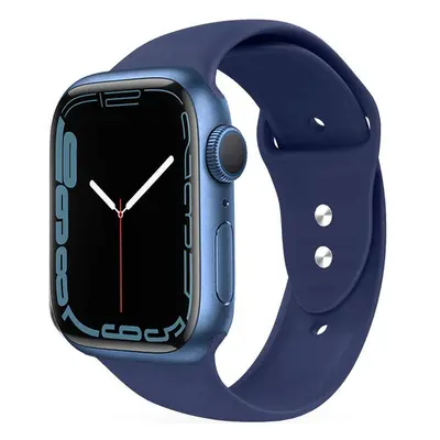 Apple Watch 4-6, SE, SE (2022) (38 / 40 mm) / Watch 7-9 (41 mm), szilikon pótszíj, állítható, ké