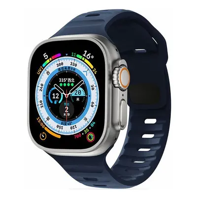 Apple Watch 4-6, SE, SE (2022) (38 / 40 mm) / Watch 7-9 (41 mm), szilikon pótszíj, állítható, TP