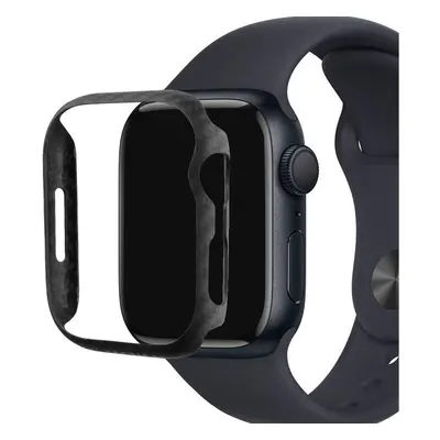 Apple Watch 8-9 (45mm), Műanyag védőkeret, közepesen ütésálló, kevlár borítás, szíj nélkül, karb