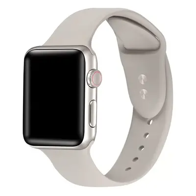 Apple Watch 4-6, SE, SE (2022) (38 / 40 mm) / Watch 7-9 (41 mm), szilikon pótszíj, állítható, ké