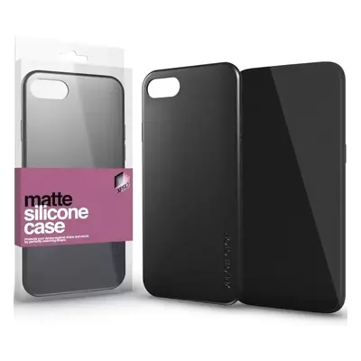 Apple iPhone 15 Pro Max, Szilikon tok, ultravékony, matt, Xprotector Matte, fekete